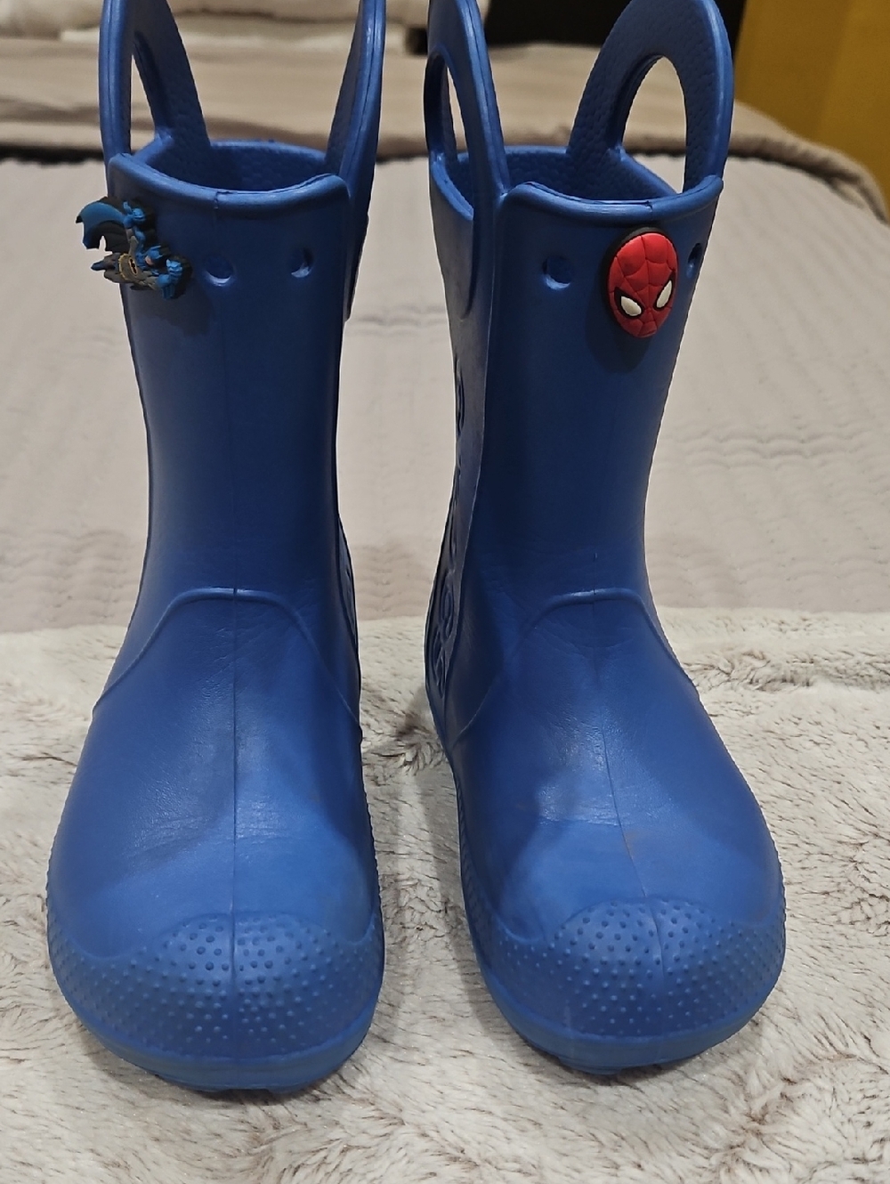 Kids Blue Spider-Man Rain Boots